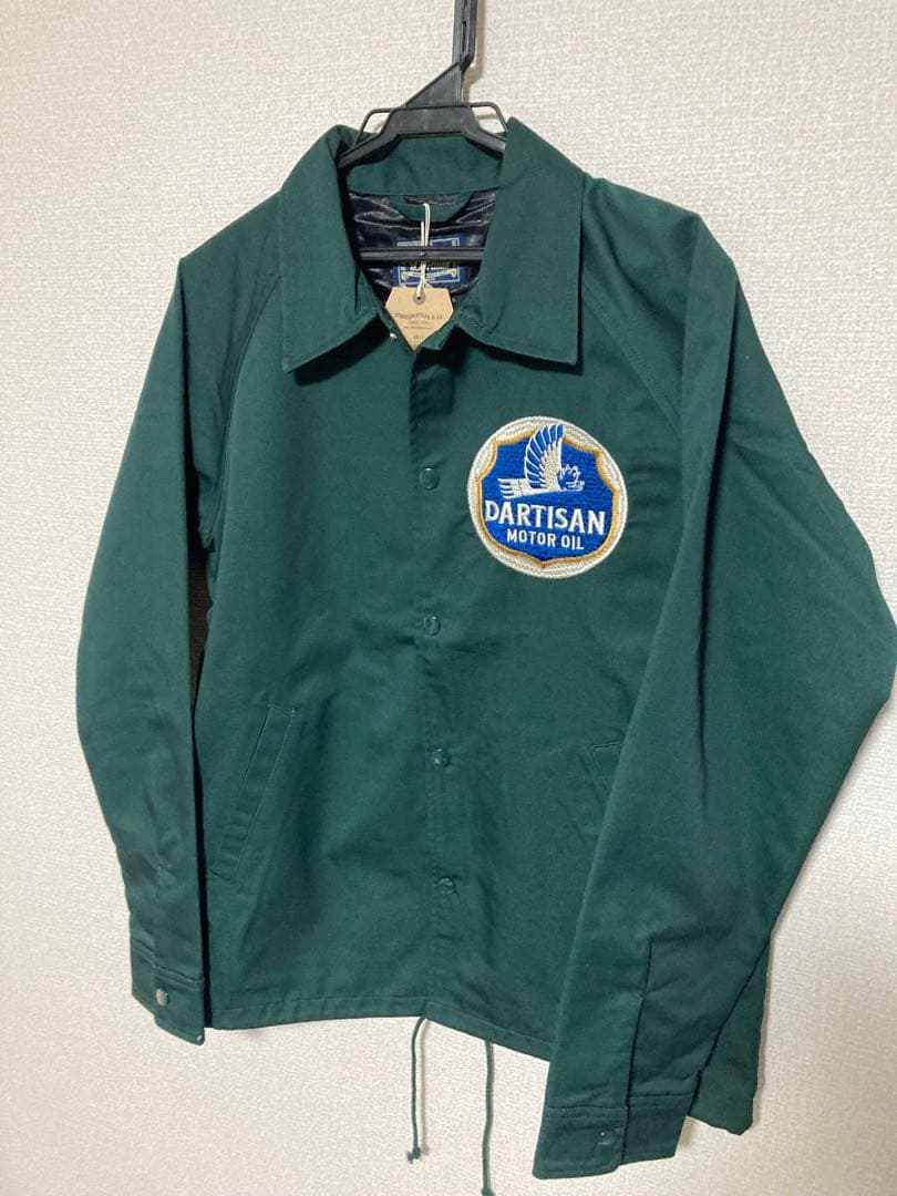 DARTISAN ダルチザン ダークグリーン コーチジャケットサイズM