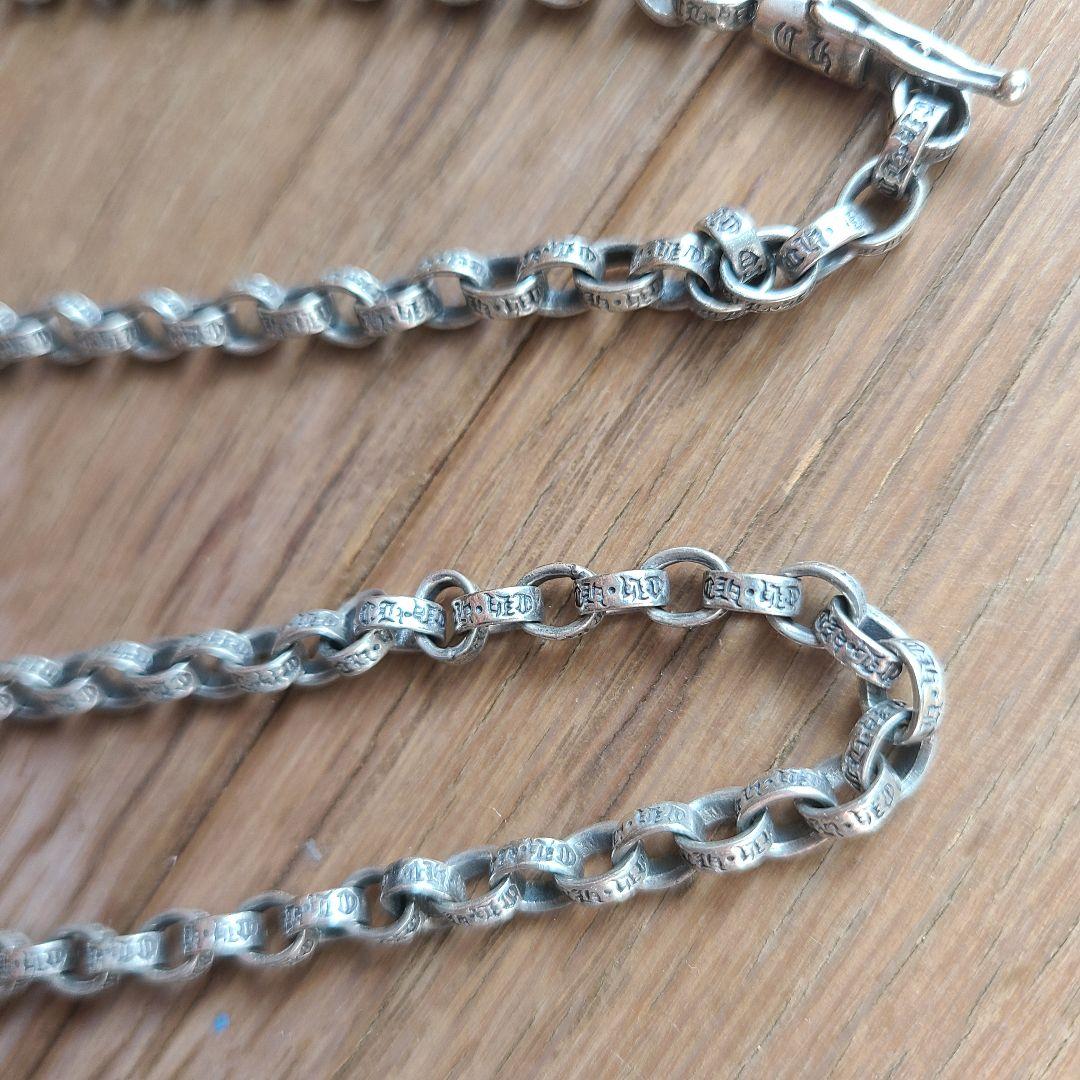 の*ぶ様 ペーパーチェーン 925ネックレス シルバー 61cmぐらい