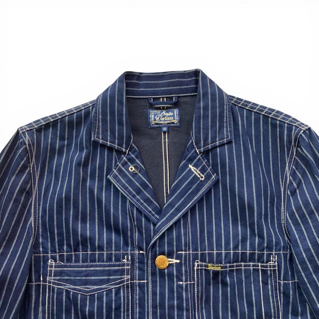 未使用級 STUDIO D’ARTISAN ウォバッシュ カバーオール 42