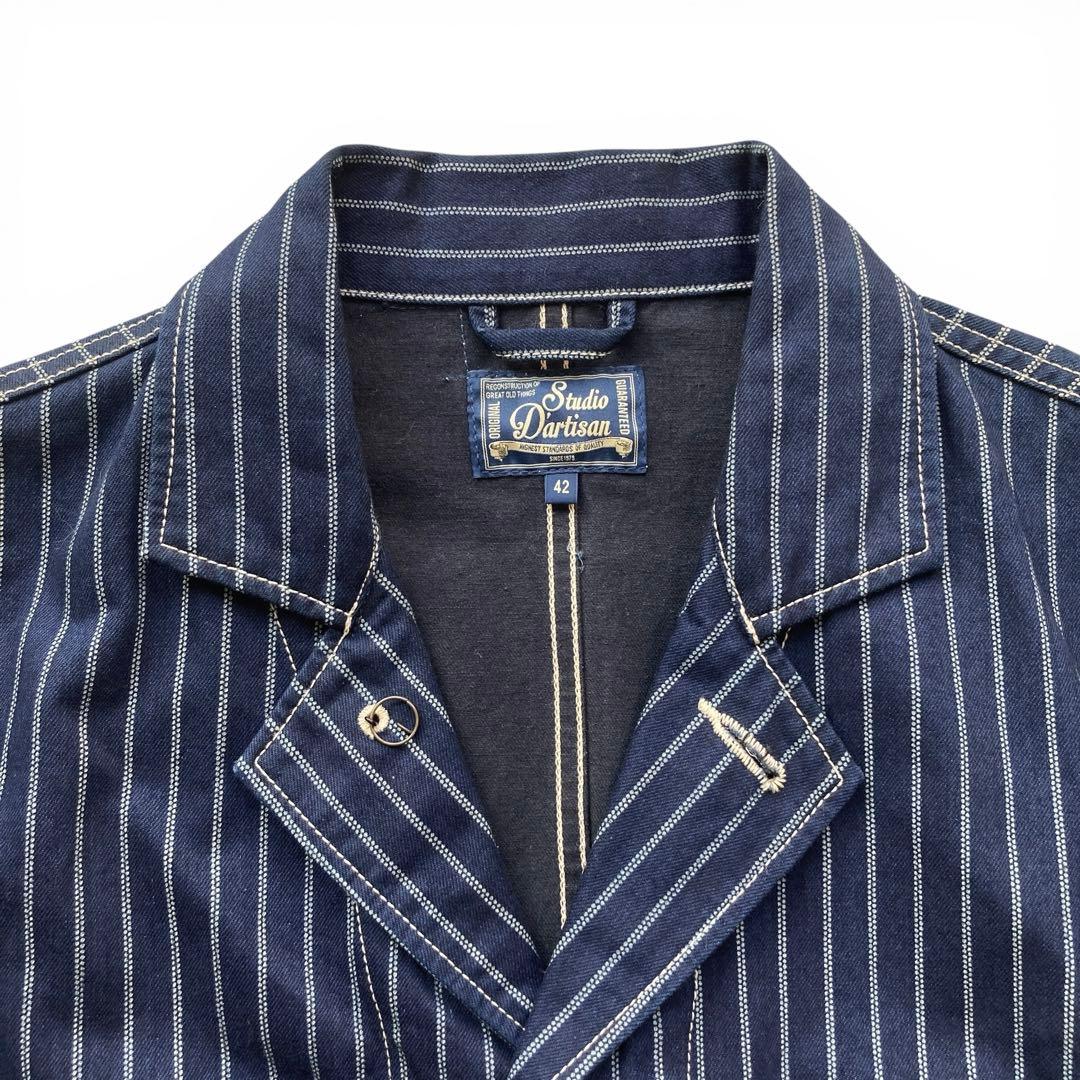未使用級 STUDIO D’ARTISAN ウォバッシュ カバーオール 42