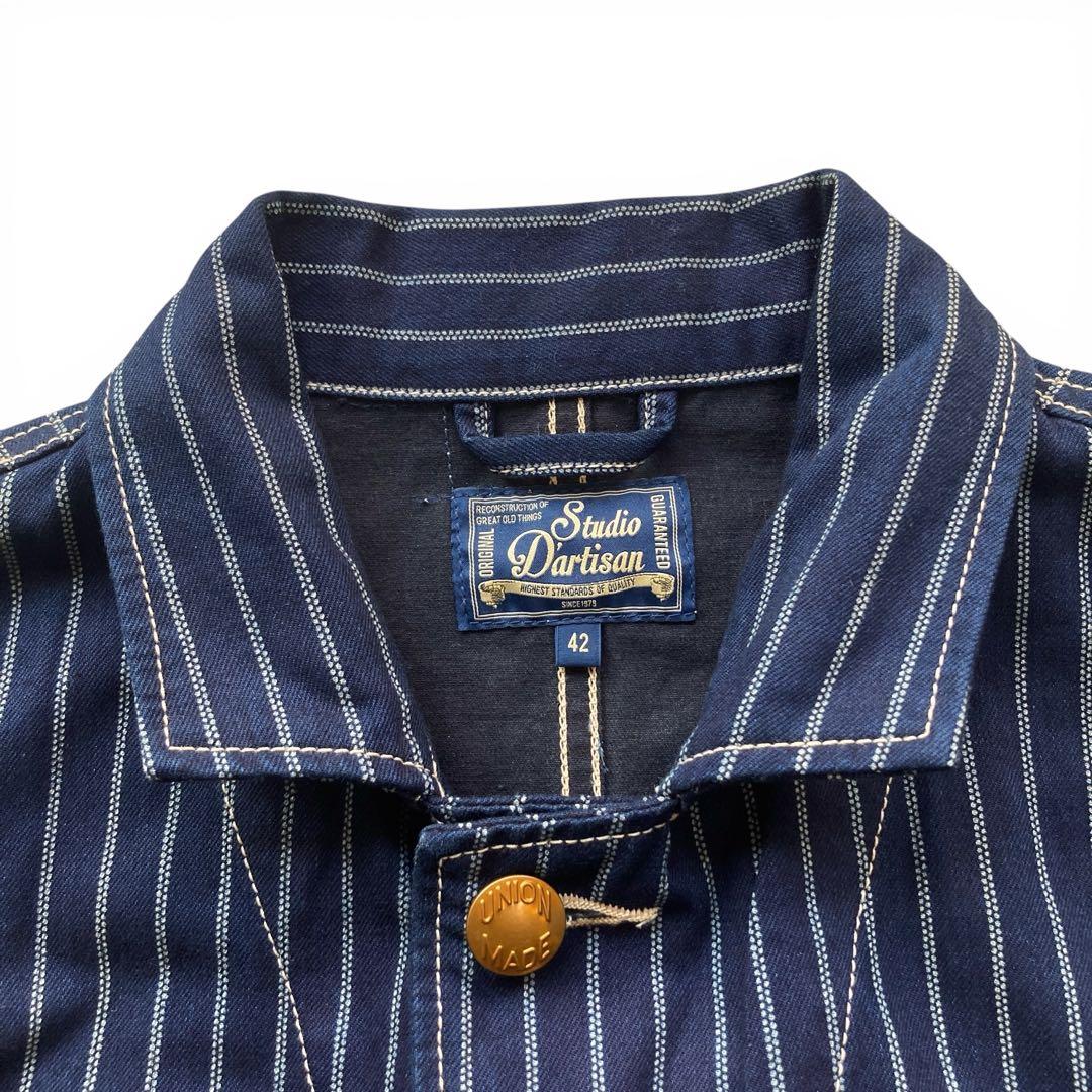 未使用級 STUDIO D’ARTISAN ウォバッシュ カバーオール 42