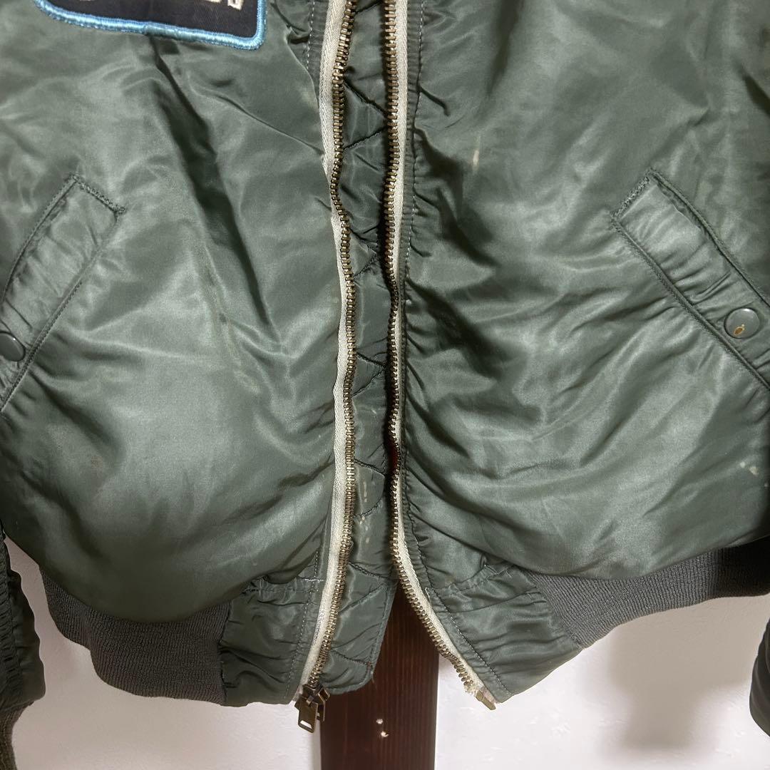 推定80s SCOVILL GRIPPER採用 MA-1 ファスナー不良