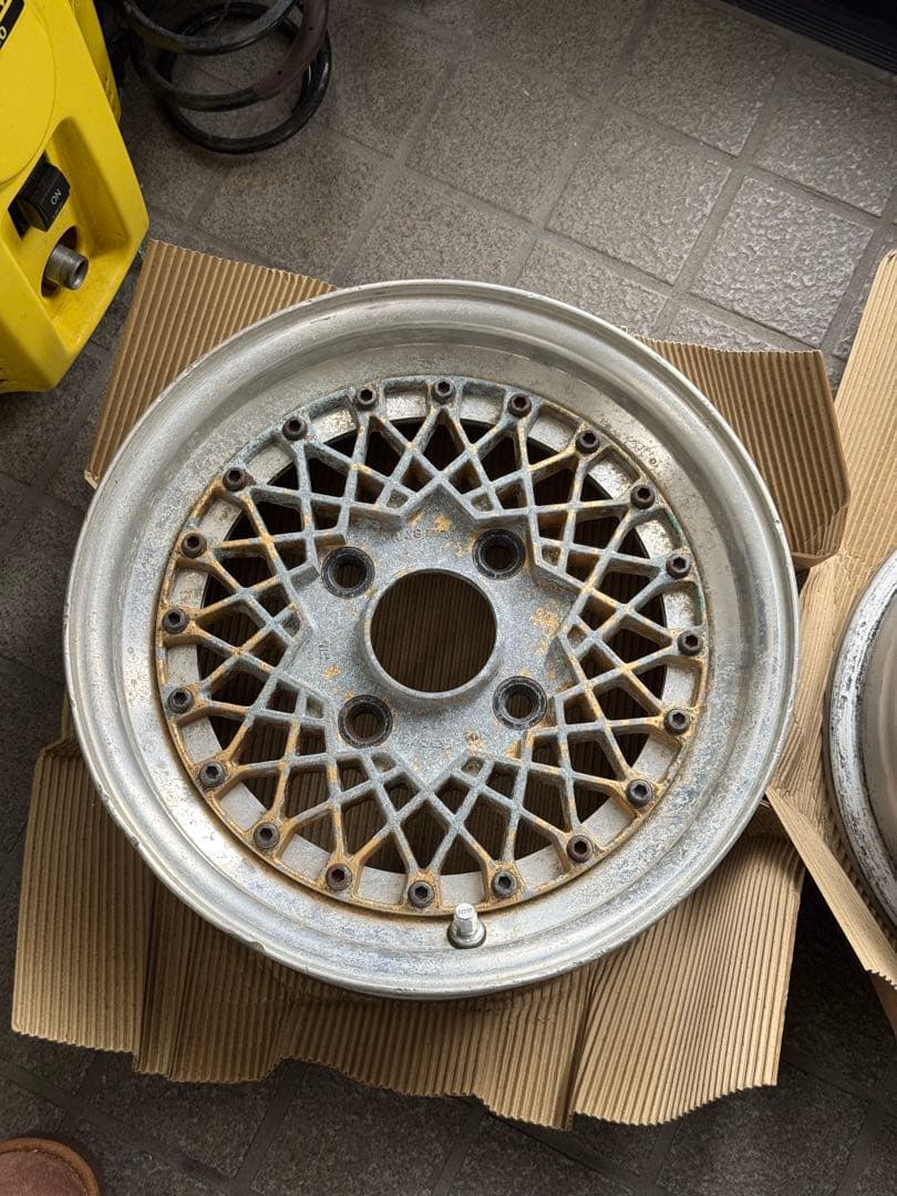 レイズ ボルクレーシング メッシュ 13インチ 2本 旧車 当時物
