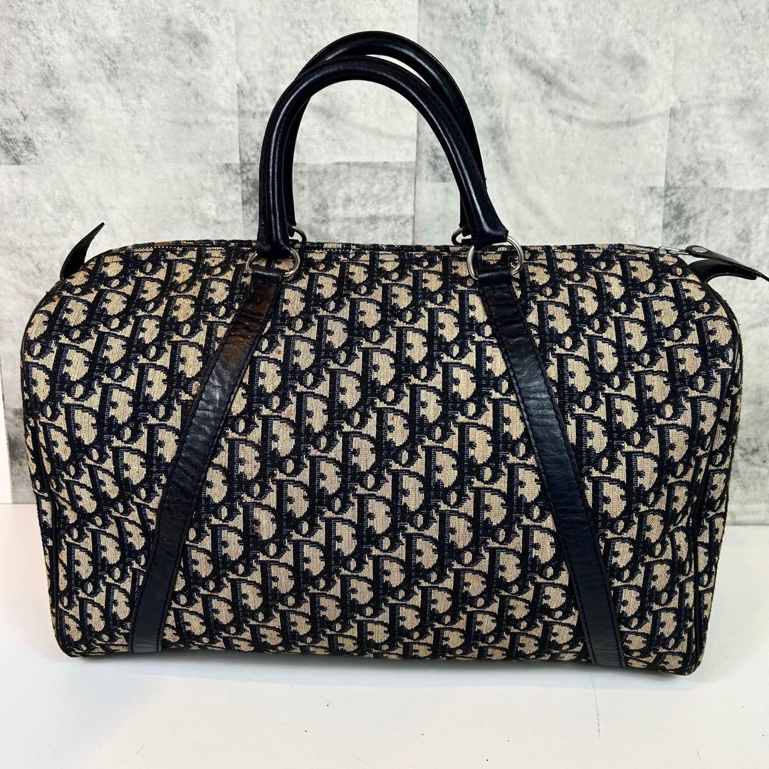 はつと　美品 Dior ディオール ミニボストン ハンドバッグ トロッター