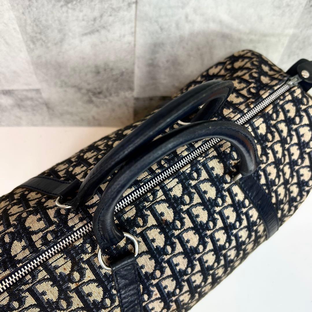 はつと　美品 Dior ディオール ミニボストン ハンドバッグ トロッター