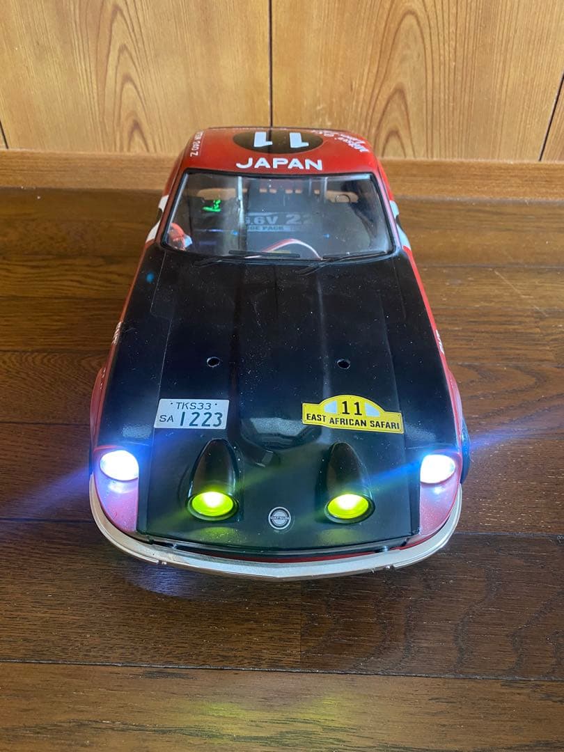 タミヤ 1/10 フェアレディZ 240Z ラリー　ボディーセット　LED仕様