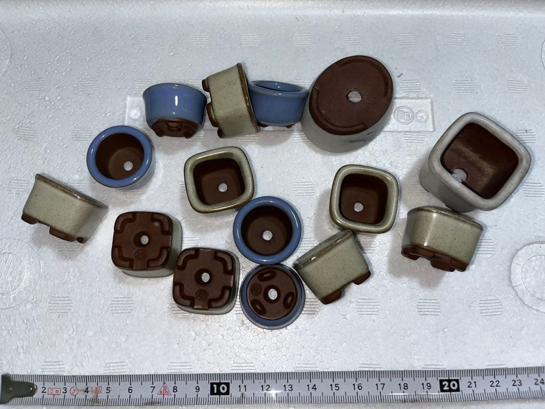 盆栽鉢　ミニ鉢　15点セット　文山鉢