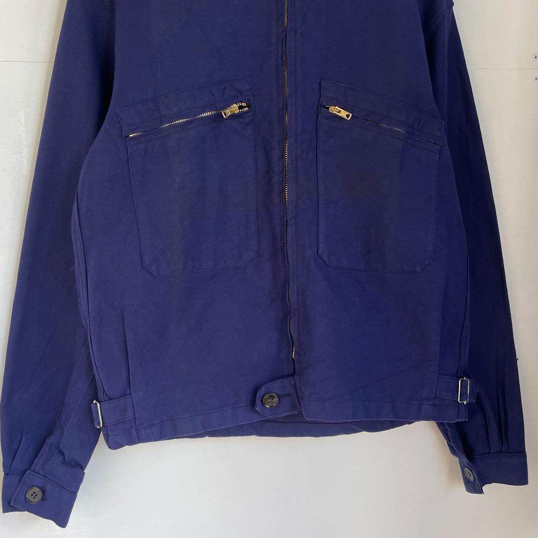 70s フレンチ ワークジャケット カバーオール ヴィンテージ ヨーロッパ古着