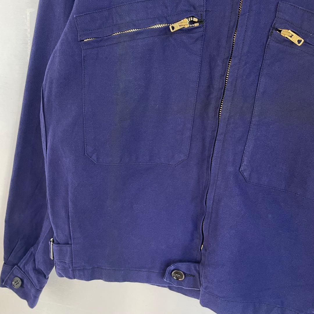 70s フレンチ ワークジャケット カバーオール ヴィンテージ ヨーロッパ古着