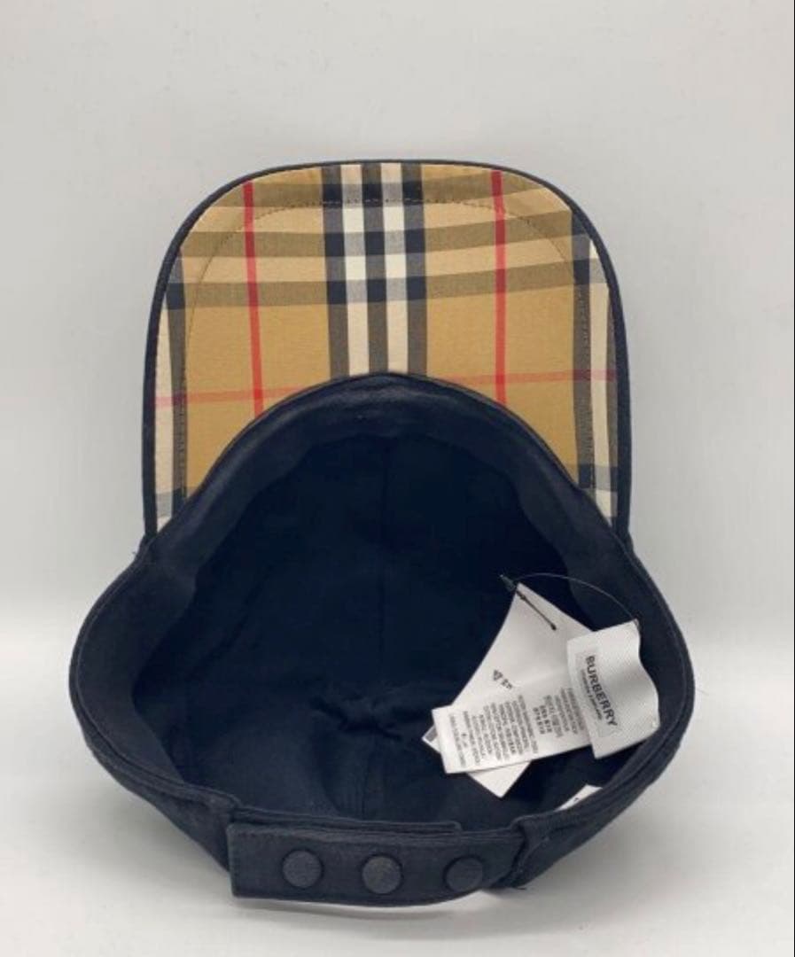 玲*♡様 Burberry バーバリー黒ベースボールキャップ
