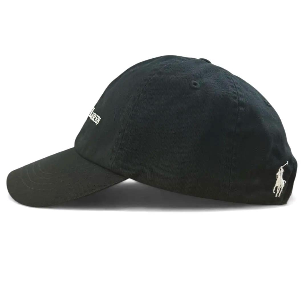 極美品❗️現行QRタグ❗️ POLO コットン ツイル ボール キャップ BLACK