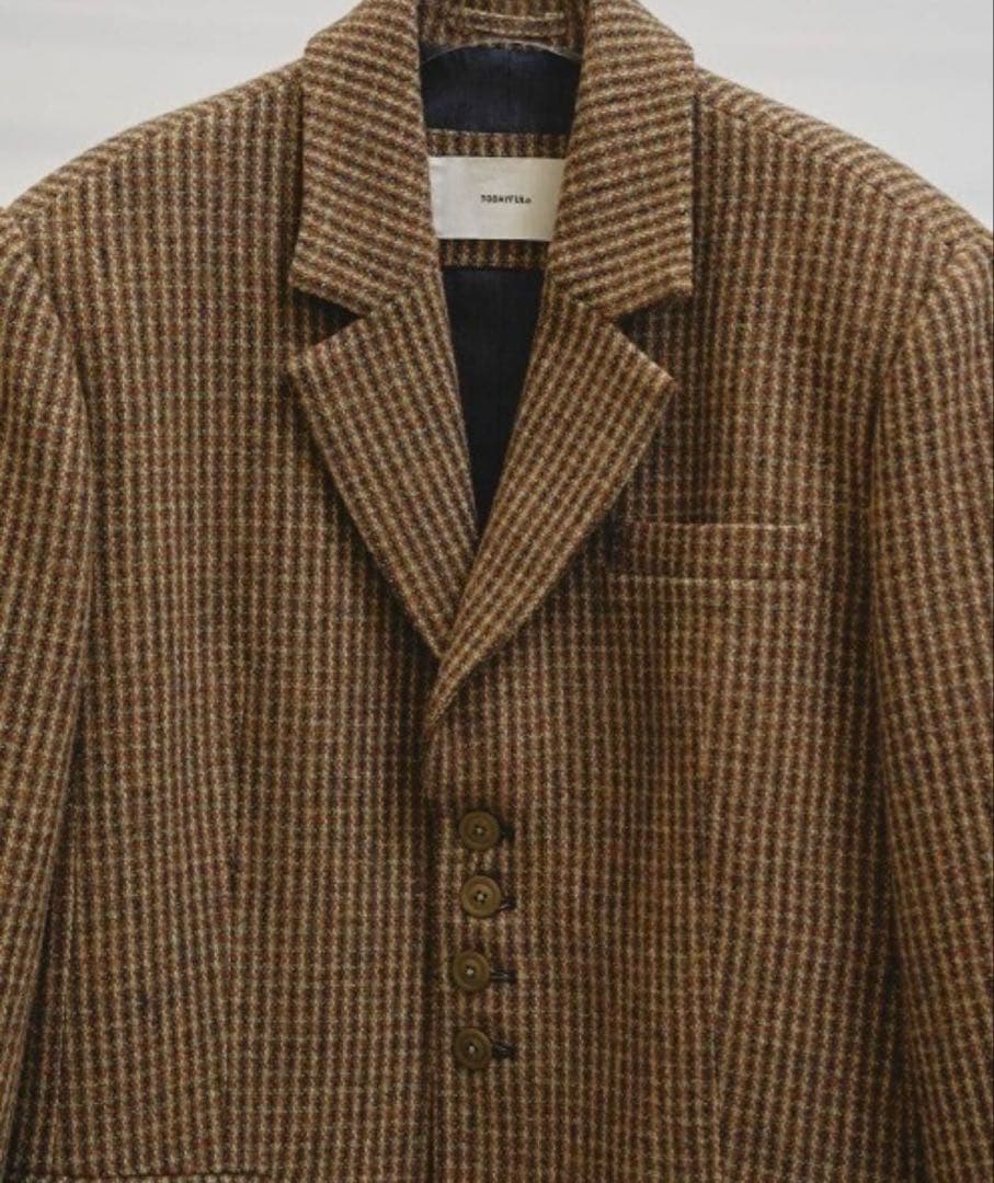 【新品・タグ付】TODAYFUL Wool Check Jacket 36