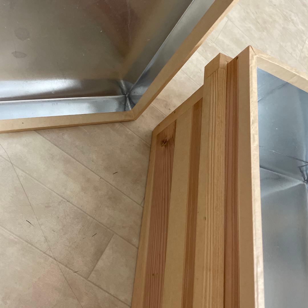 茶箱 木製 昭和レトロ ビンテージ 収納