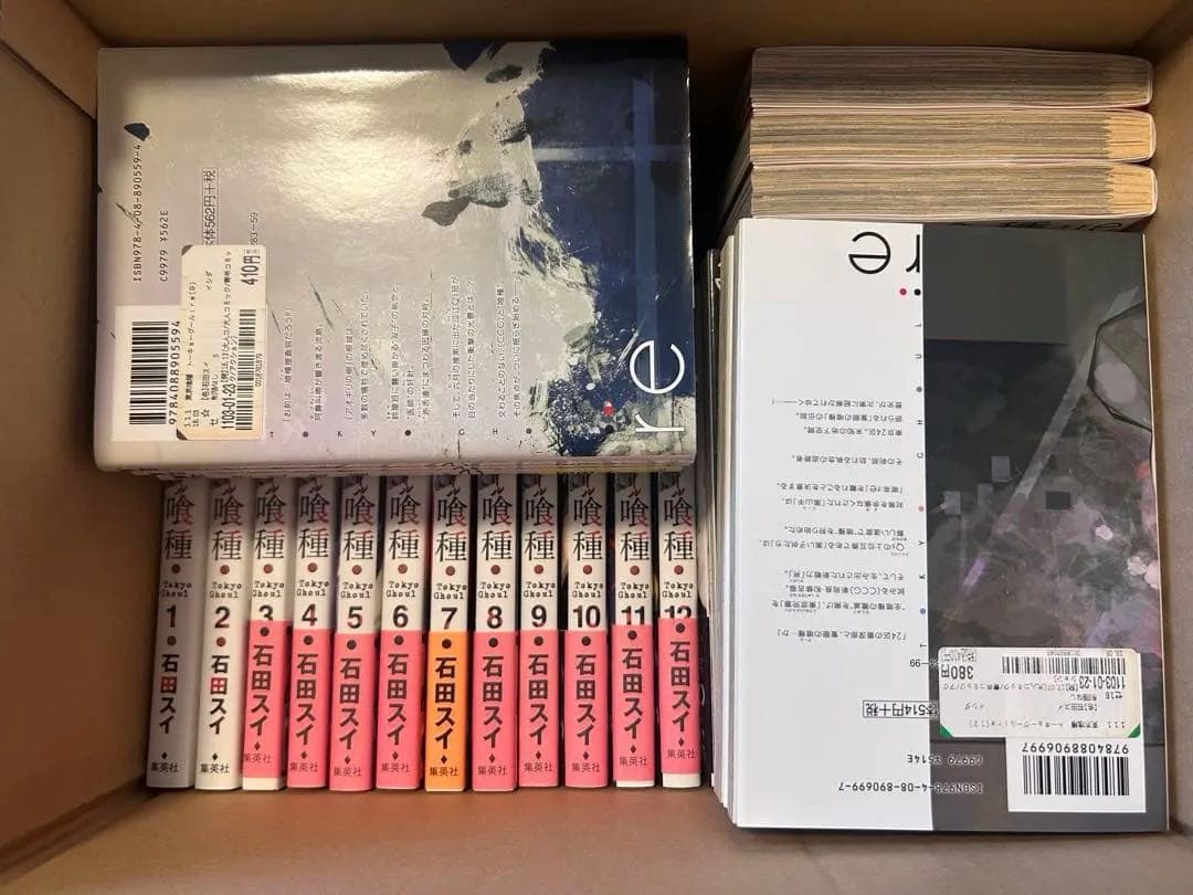 東京喰種全巻、Re12巻まで、小説シリーズ3巻、雑記、サウンドクロニクル