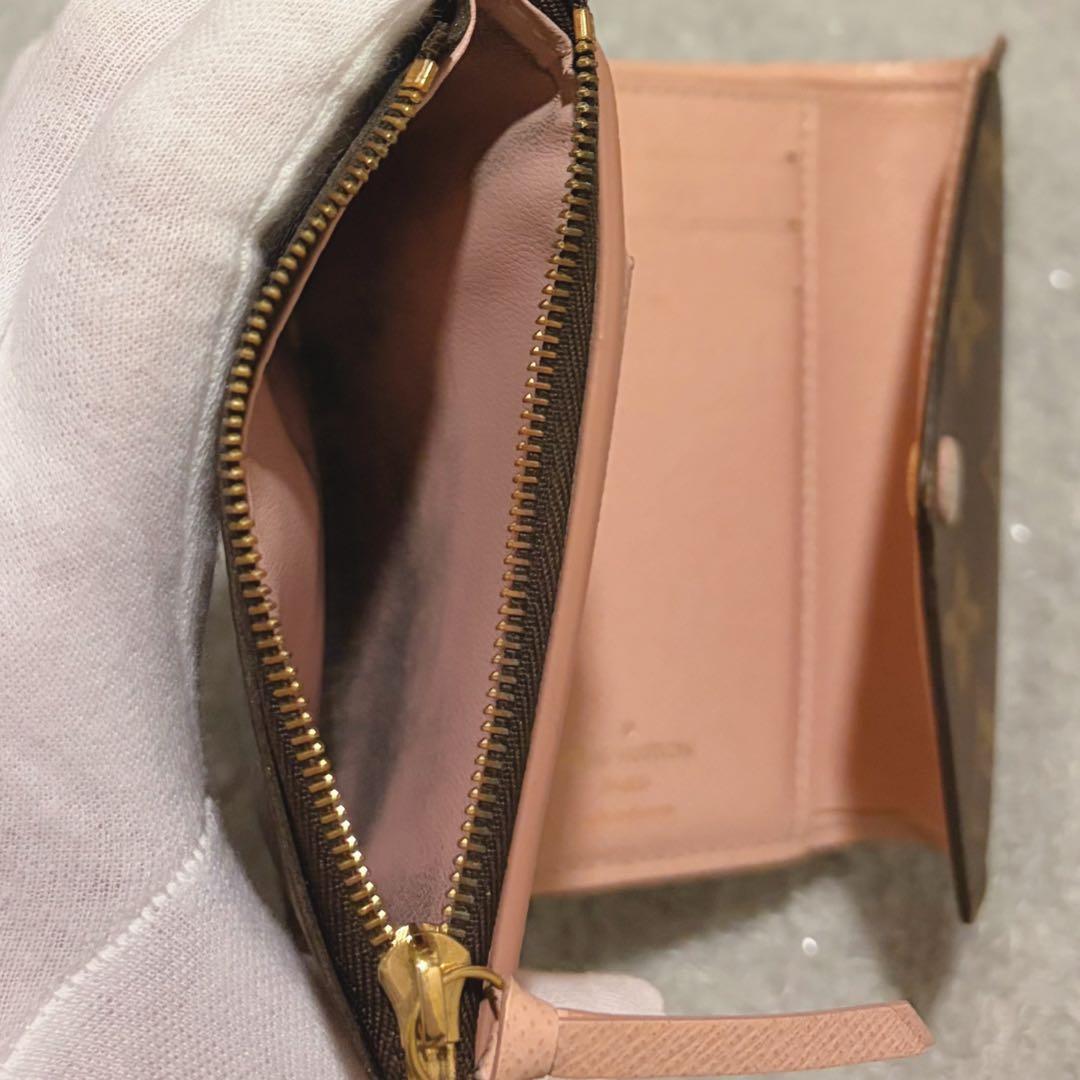 ルイヴィトン ヴィトン ポルトフォイユ・ヴィクトリーヌ ピンク 財布 折り財布