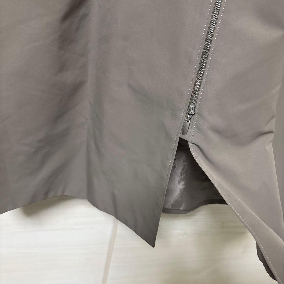 blanc vert ブランベール キラキラ装飾 フーデットコート 40 L