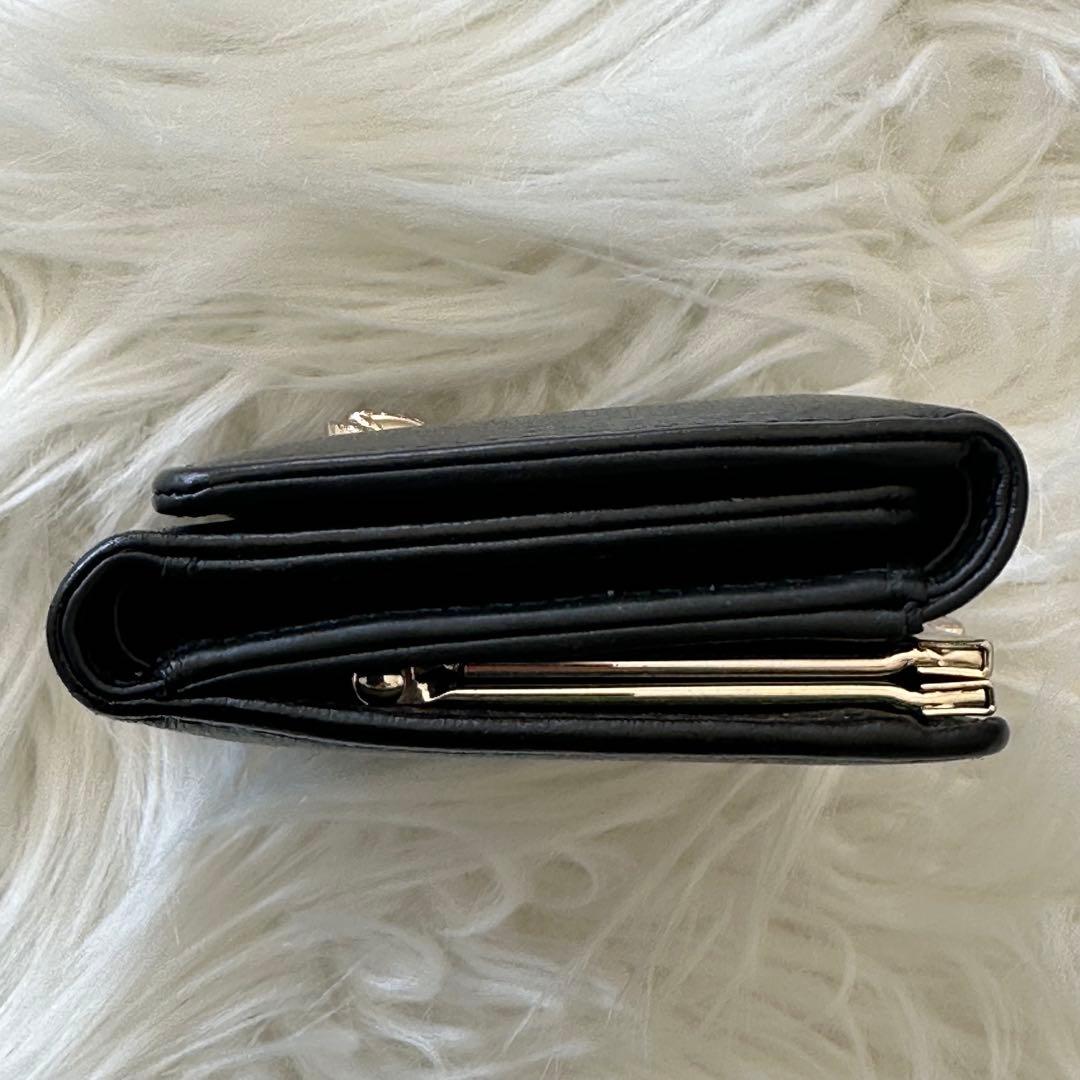 美品✨Vivienne Westwood 三つ折り財布 ブラック レザー