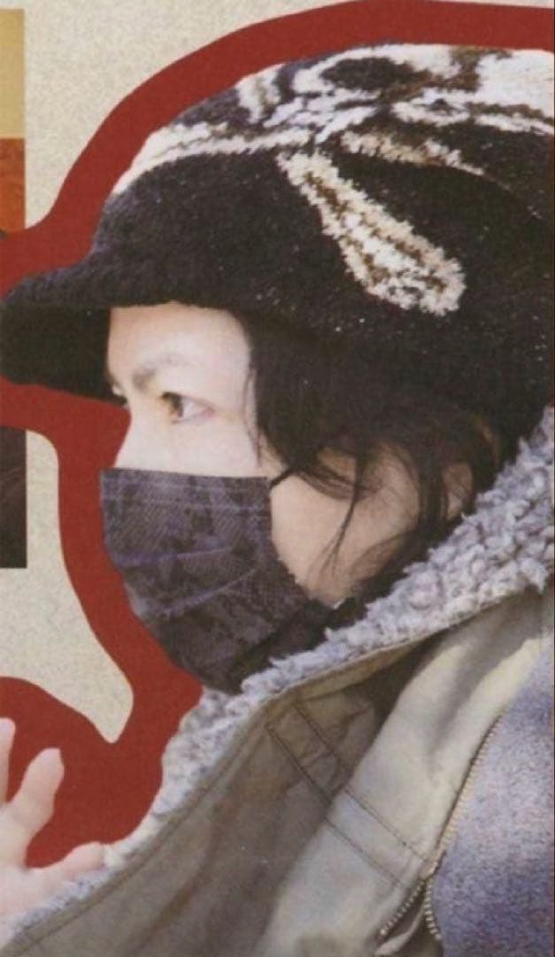 初販 HYDE着 同型同色 Roen SKULL KNIT CASQUETTE
