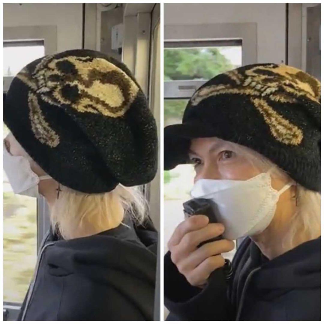 初販 HYDE着 同型同色 Roen SKULL KNIT CASQUETTE