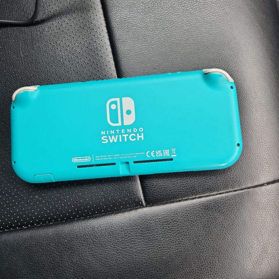 Nintendo Switch Lite ターコイズ 充電器付き　箱なし