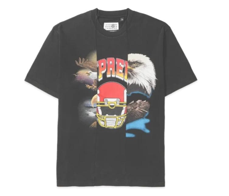 新品 L シュプリーム x MM6 メゾンマルジェラ スプリット Tシャツ