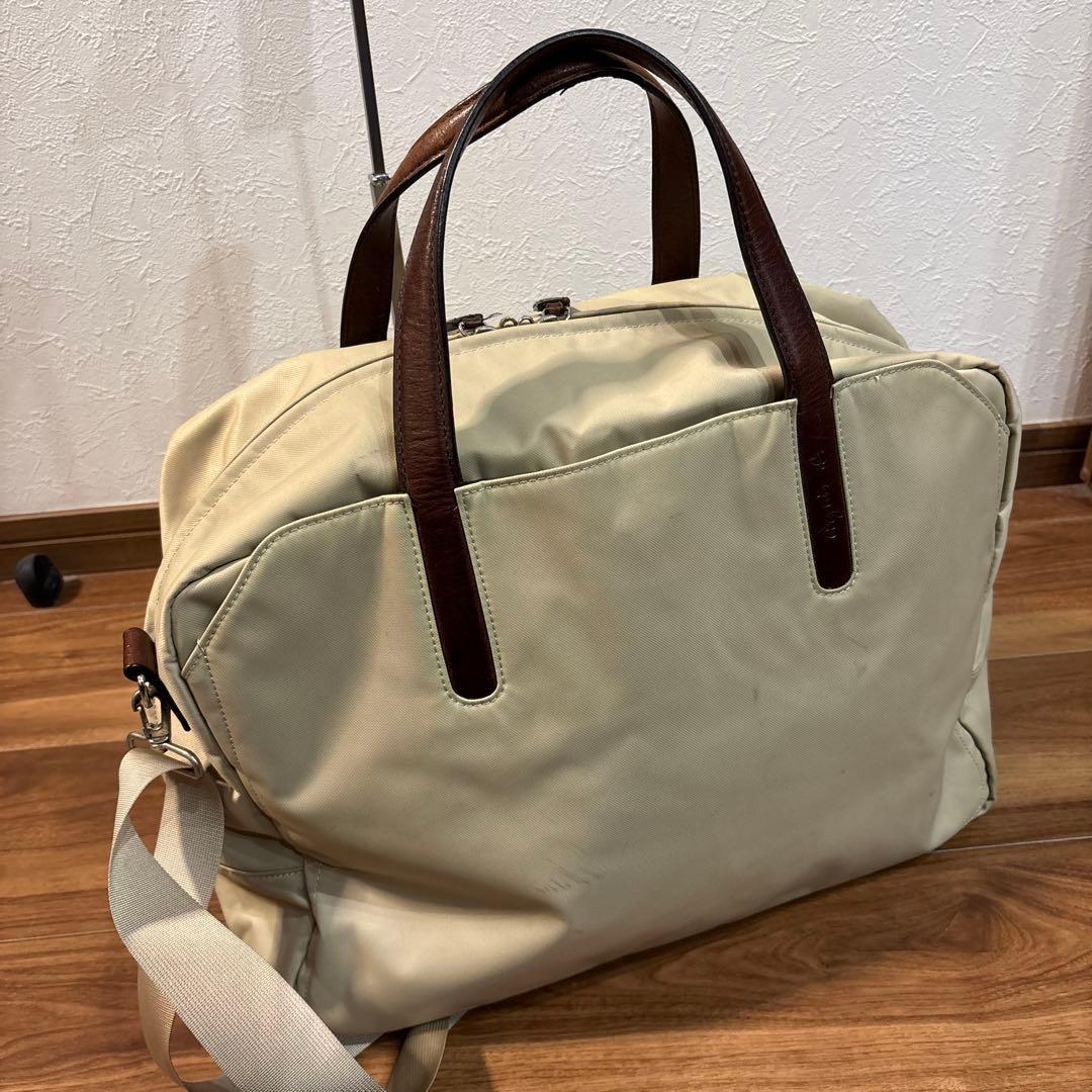 【美品】agnes b アニエスベー 2way ナイロン ボストンバッグ