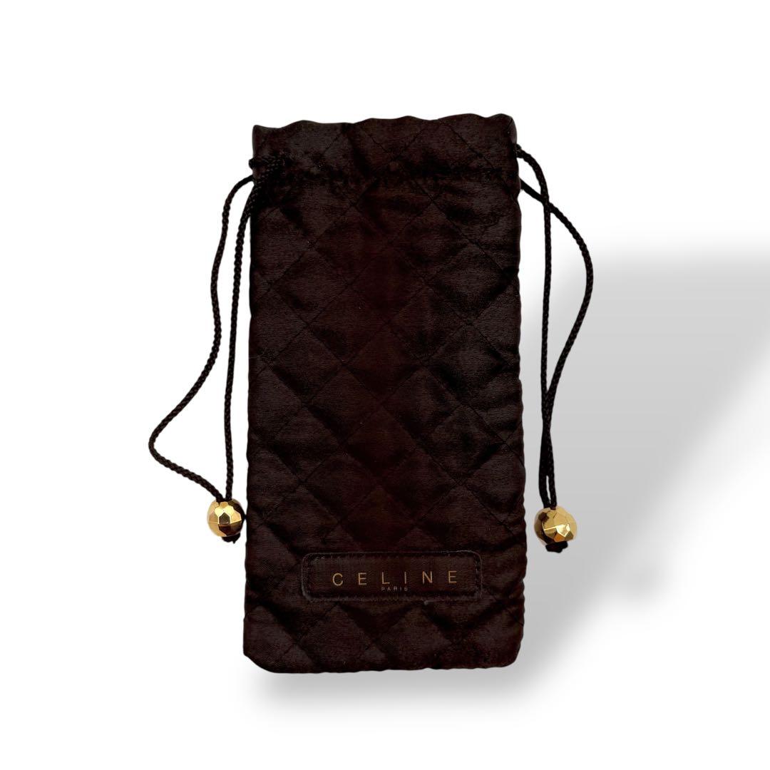 【美品】CELINE セリーヌ　ヴィンテージ　リムレス　サングラス　装飾