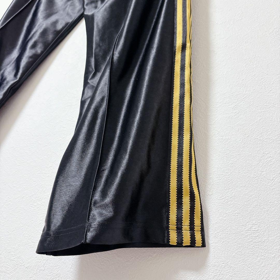 【新品】アディダス トラックパンツ 黒/ゴールド M ジャージ トレフォイル