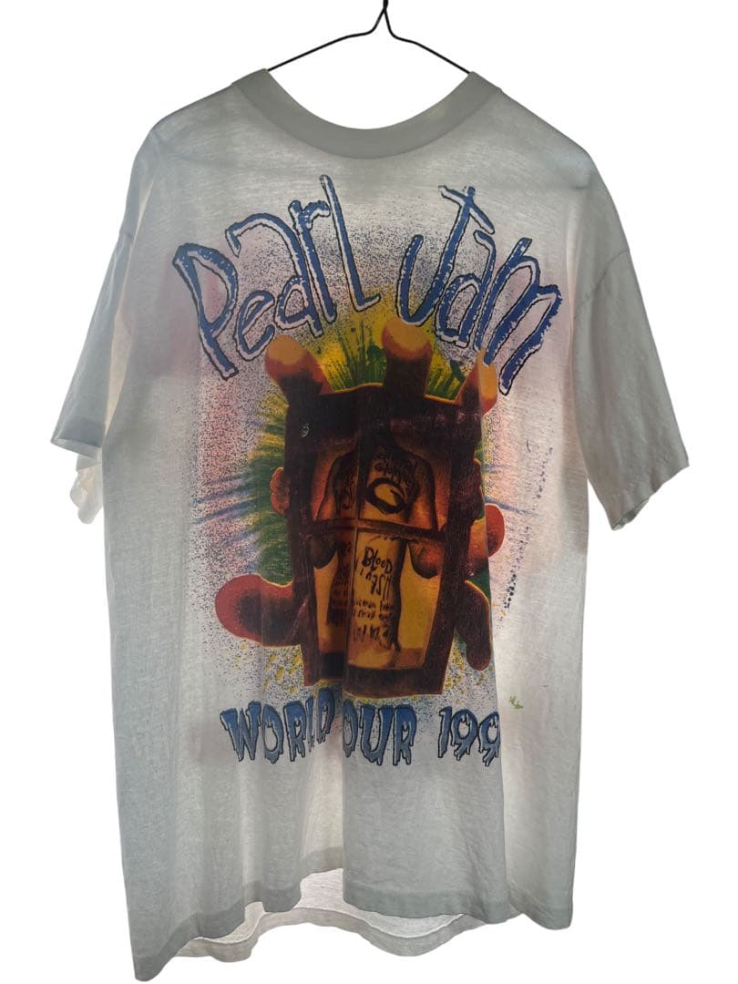Vintage Pearl jam world tour 1995 tシャツ