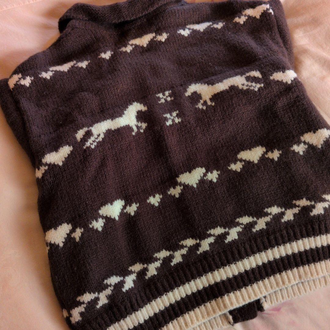 トップス ALLISON BROWN Rustic Farm Knit Cardigan