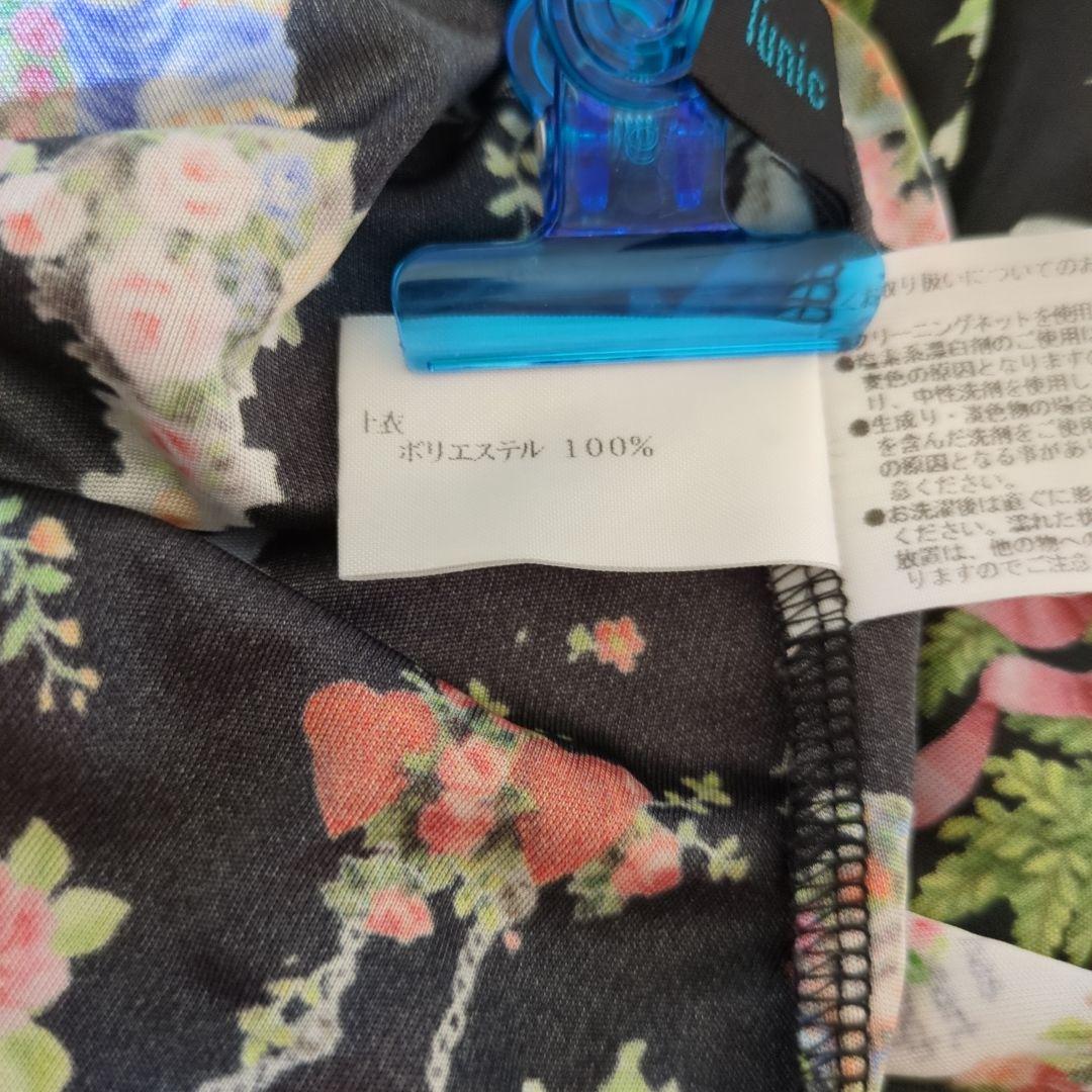TUNIC　フラワープリント長袖