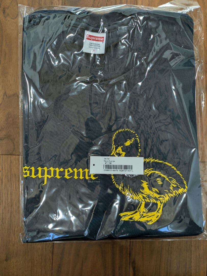 Supreme duck tee navy シュプリーム ダック Tシャツ Ｌ