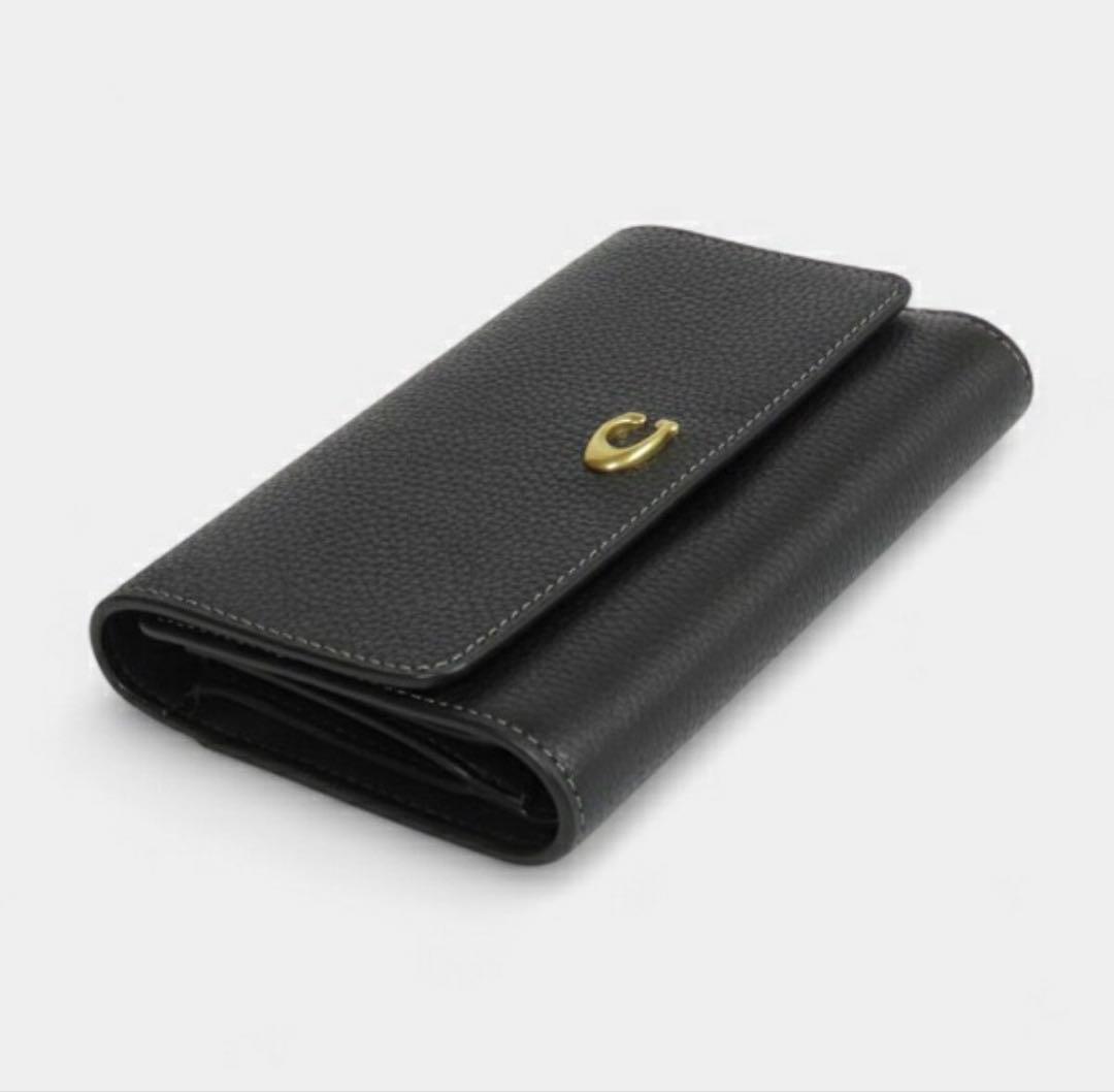 COACHコーチエッシェンシャルミディアムフラットウォレット二つ折り財布