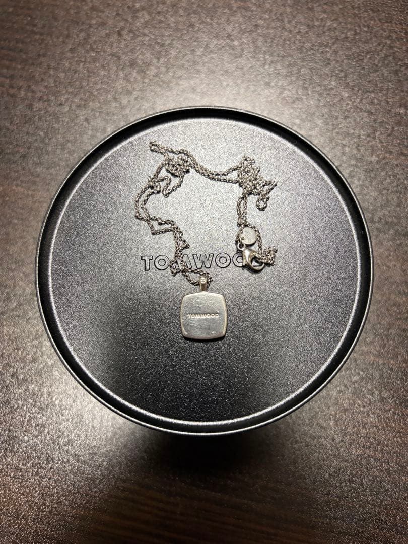 TOMWOOD Cushion Pendant Onyx ネックレス