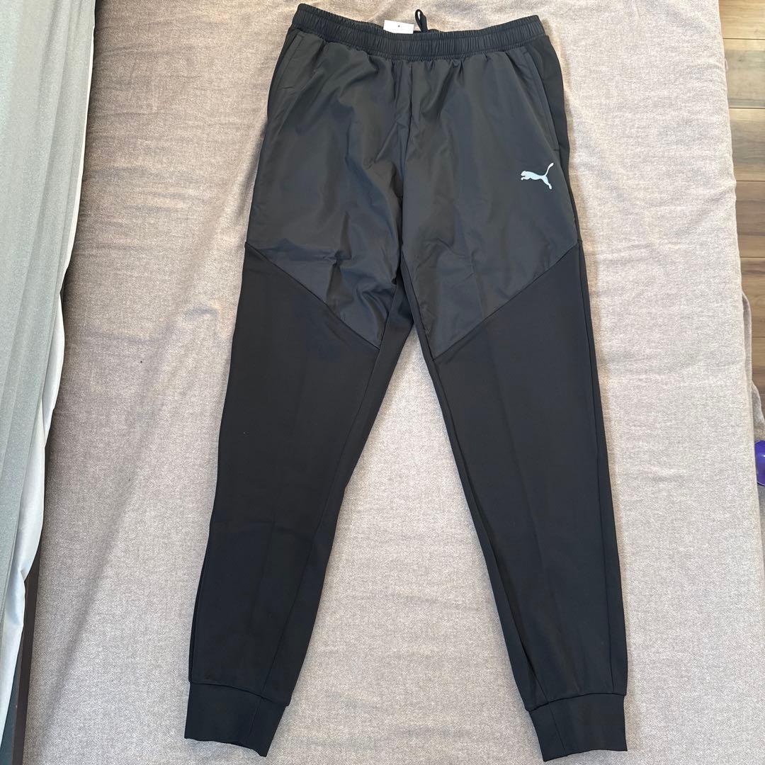 PUMA ブラック ジャージパンツ XL