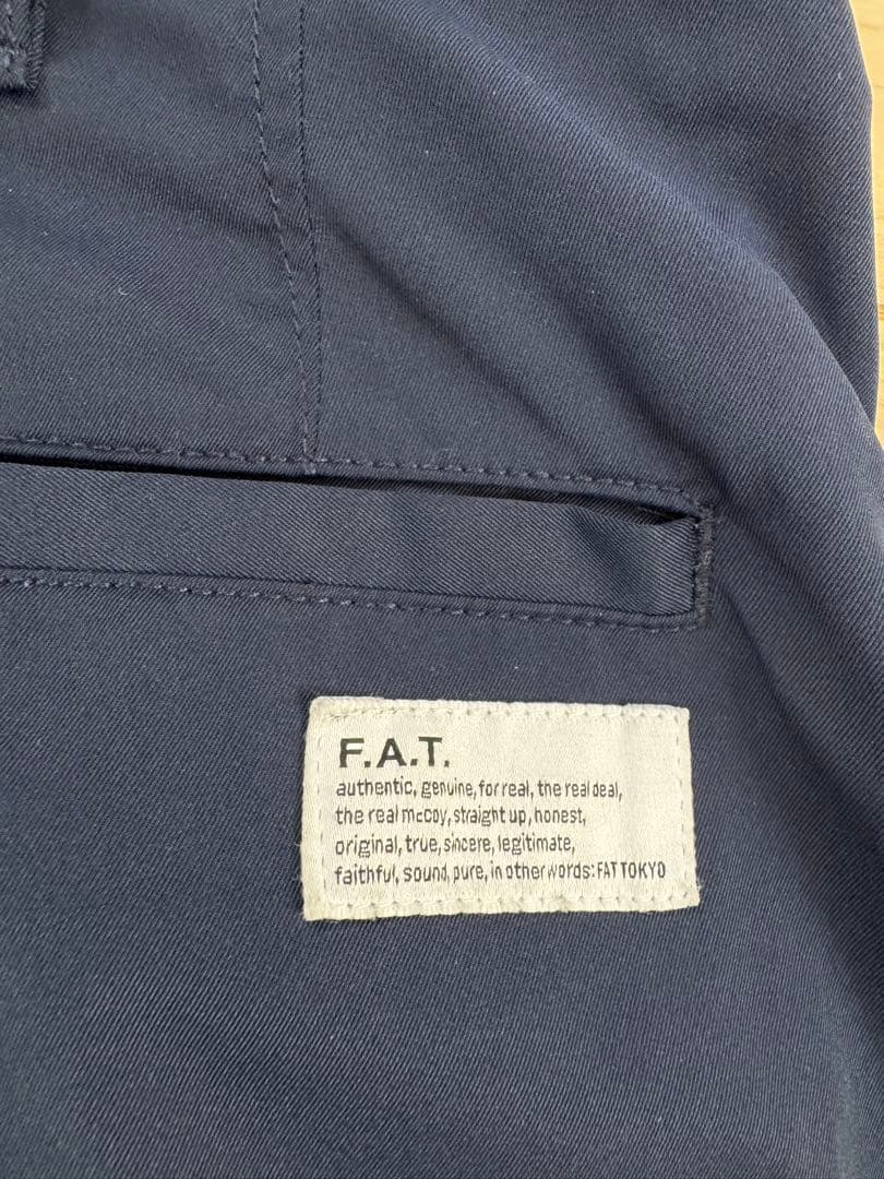 F.A.T. メンズ　パンツ　KNEESHIELD ネイビー