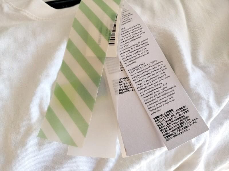 k*7様 【新品】OFF-WHITE Weed Arrows 限定版刺繍Tシャツ