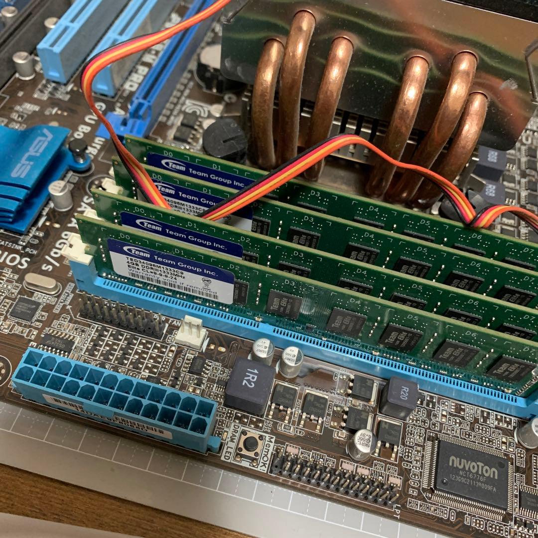 P8Z68-M +GTX 750-1Gb +CPUi7-2600K メモリ16G