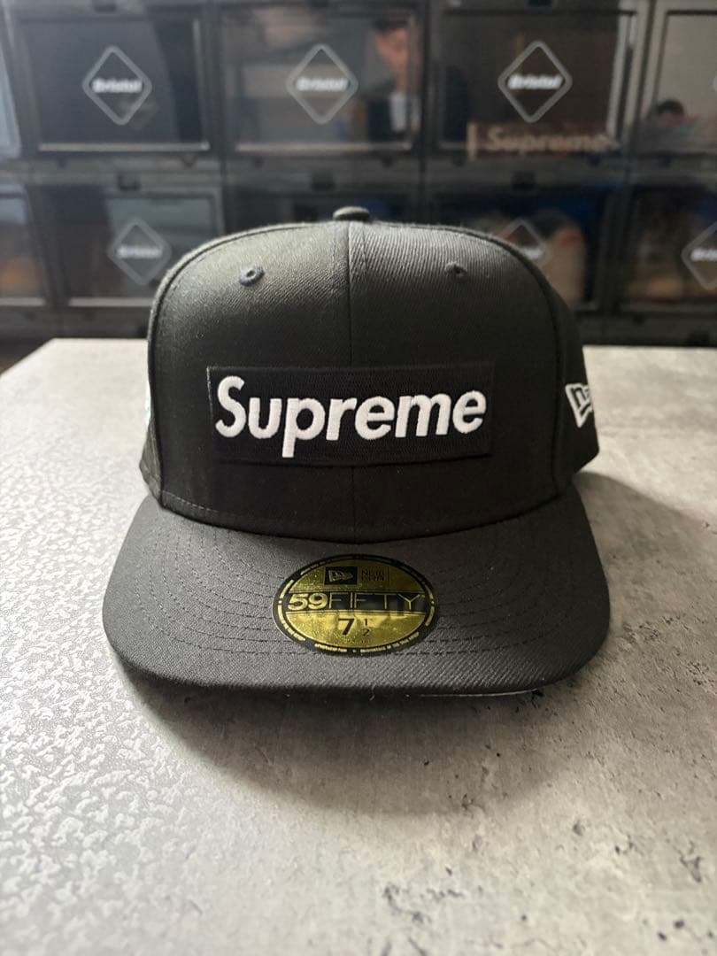 Supreme Money Box Logo 黒 7 1/2