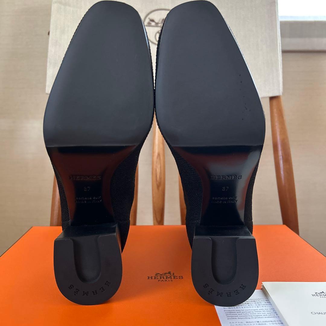 【新品未使用】HERMES ブーツ 《ヴォルヴェール》 60 サイズ37