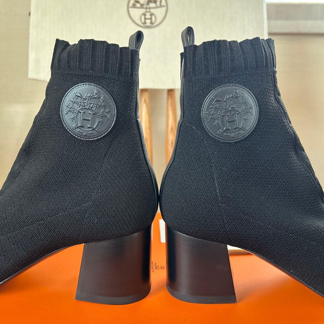 【新品未使用】HERMES ブーツ 《ヴォルヴェール》 60 サイズ37