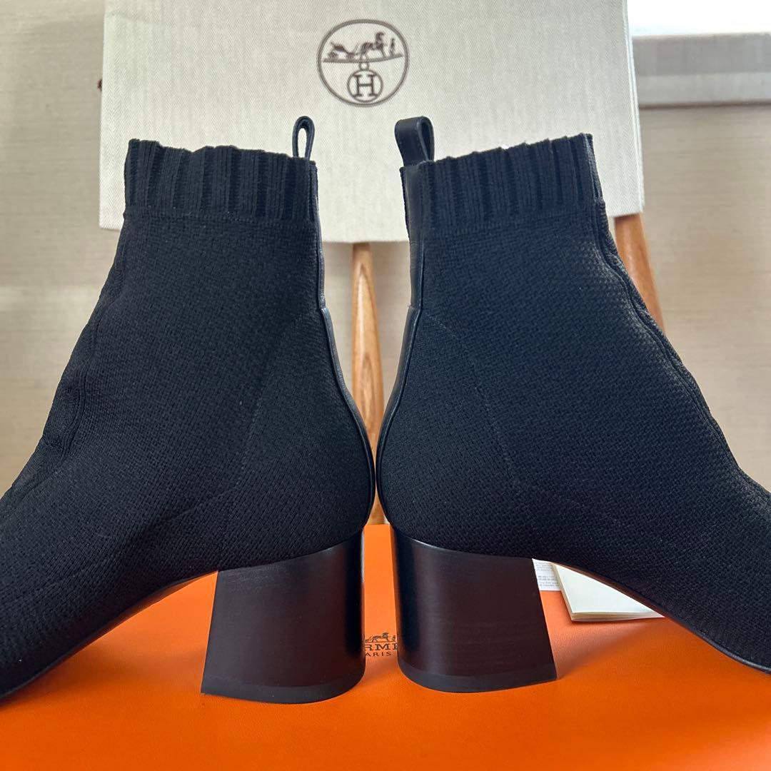 【新品未使用】HERMES ブーツ 《ヴォルヴェール》 60 サイズ37