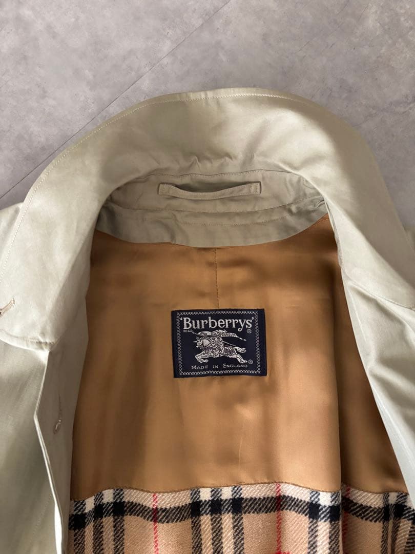 Burberry’s 90年代　ステンカラーコート　ライナー　ベルト
