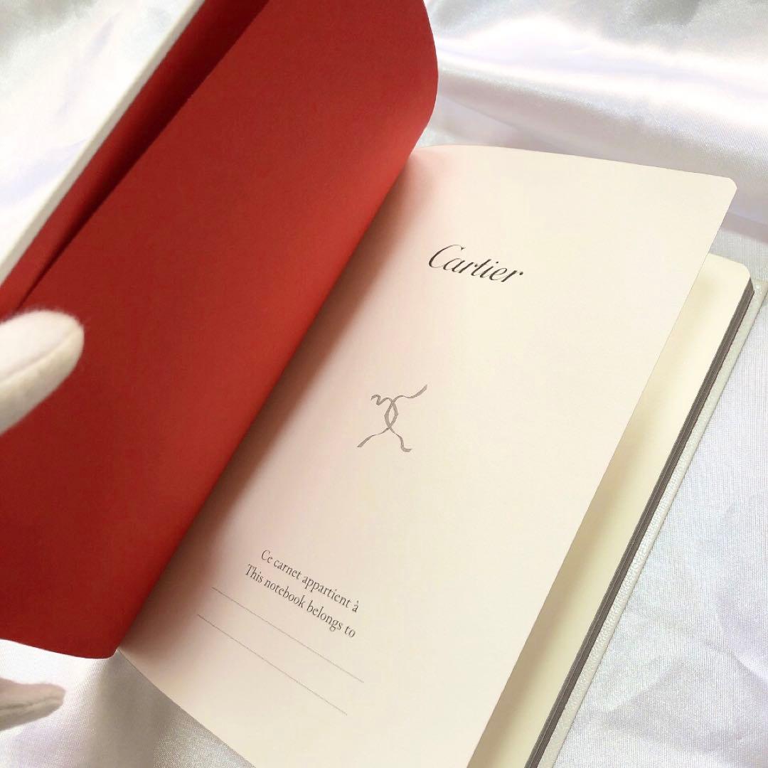 【未使用】カルティエ　ノートブックセット　二冊セット　ノベルティ　リボン