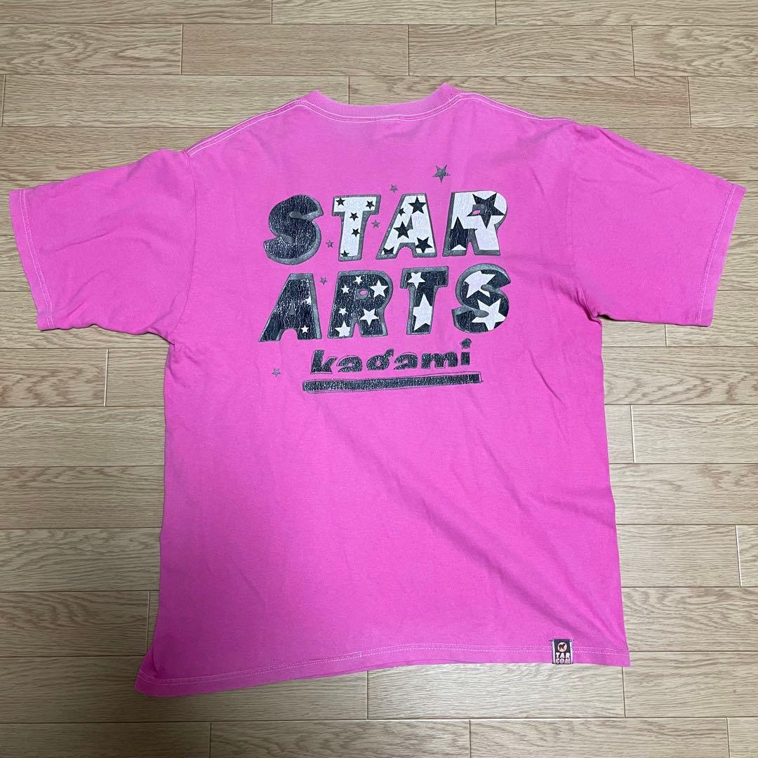 希少　TAR KAGAMI Tシャツ　ピンク　裏原　テクノ　サイズL 00s