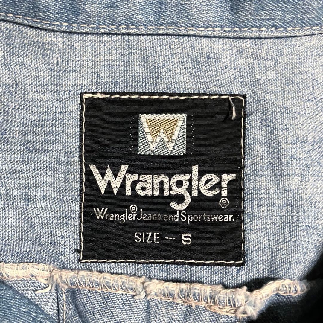 70s ビンテージ Wrangler デニム サファリ ジャケット カバーオール