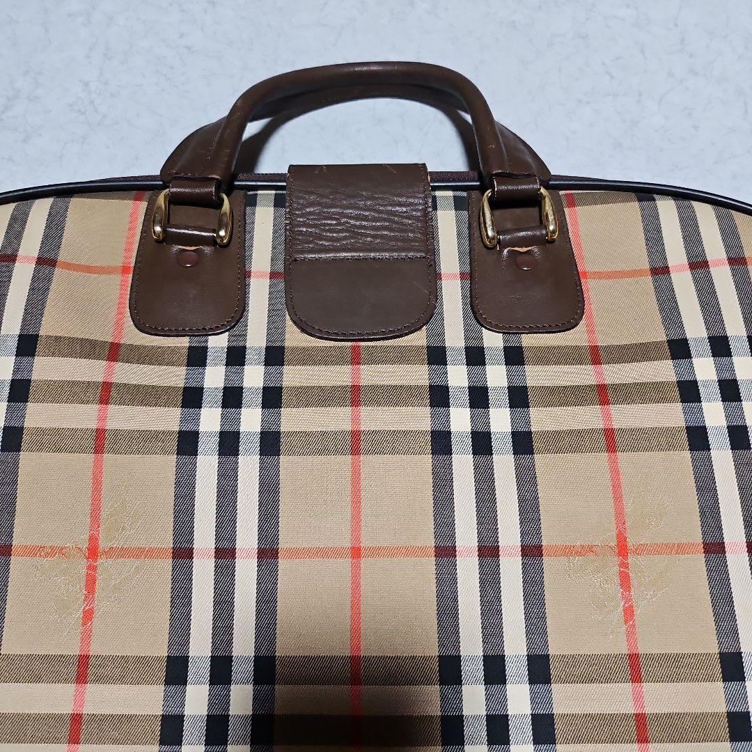 Burberrysバーバリーノバチェックガーメントバッグヴィンテージ品