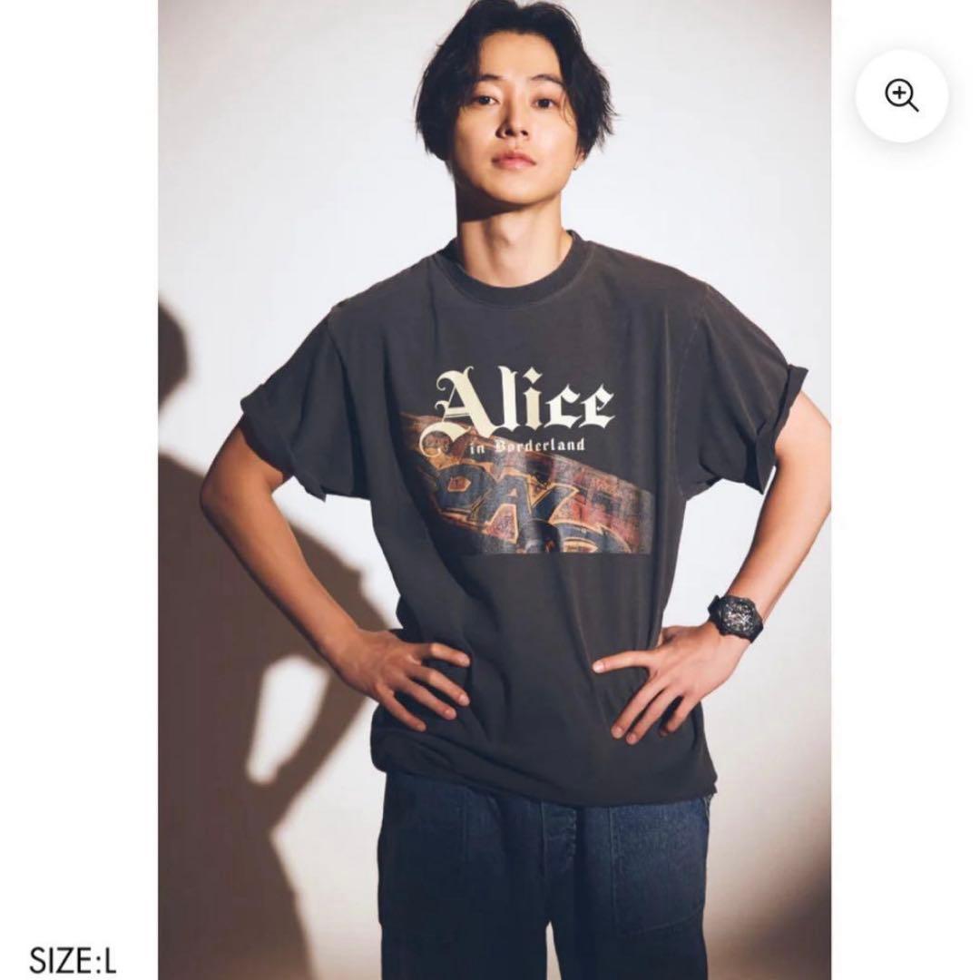 山﨑賢人　今際の国のアリスTシャツ　Lサイズ