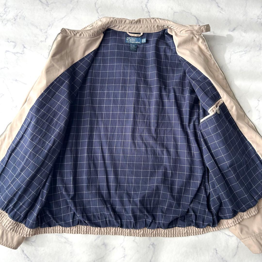 希少サイズ✨　90s ポロバイラルフローレン　スイングトップ　ブルゾン　ベージュ