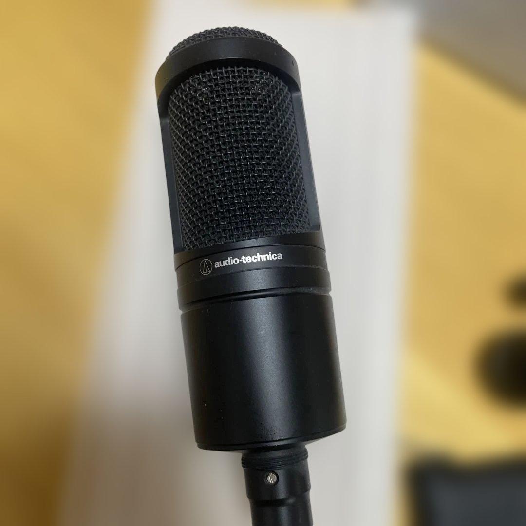 【とも】audio-technica AT2020 コンデンサーマイク